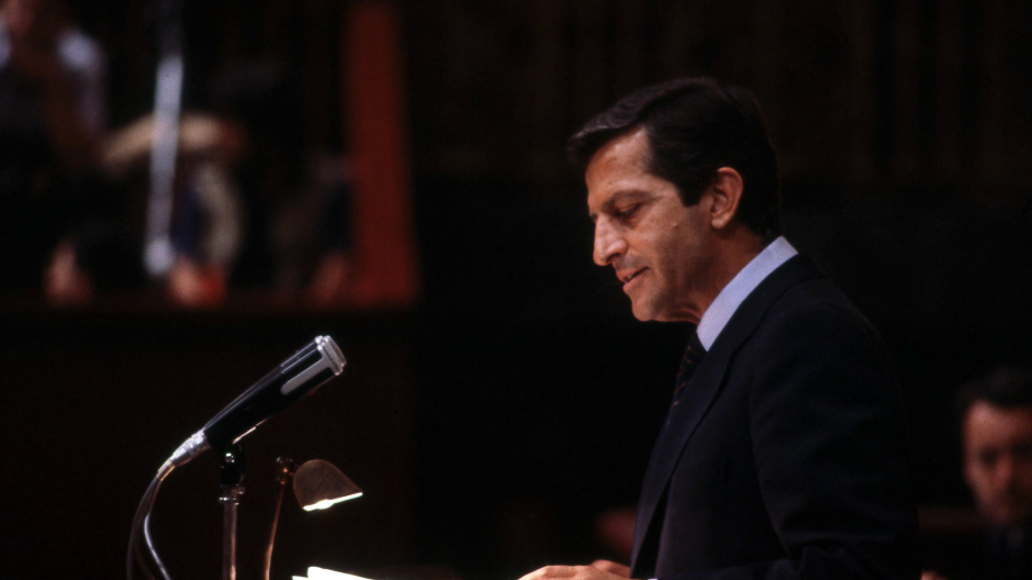 Adolfo Suárez en una intervención en el Congreso de los Diputados