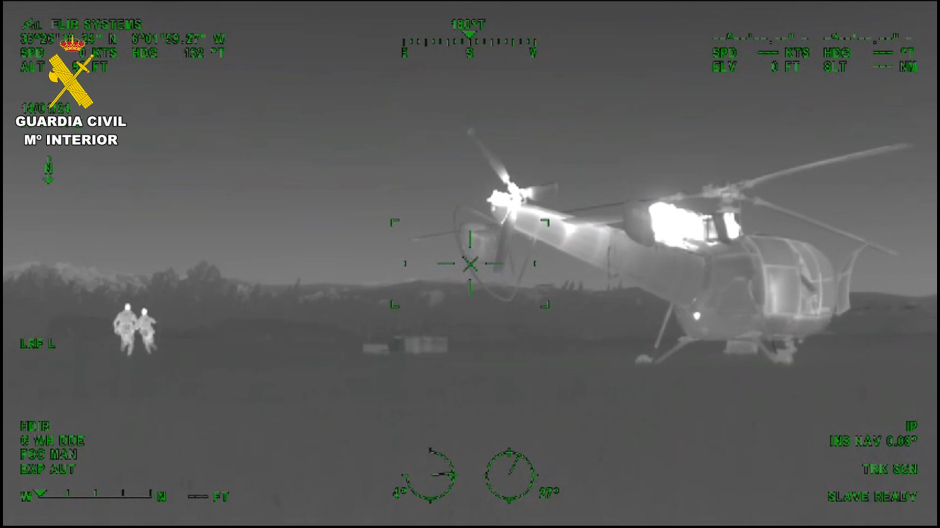 Nueve detenidos por «narcovuelos» con helicópteros