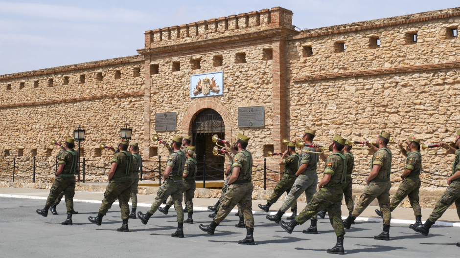 La participación militar en las procesiones de Melilla
