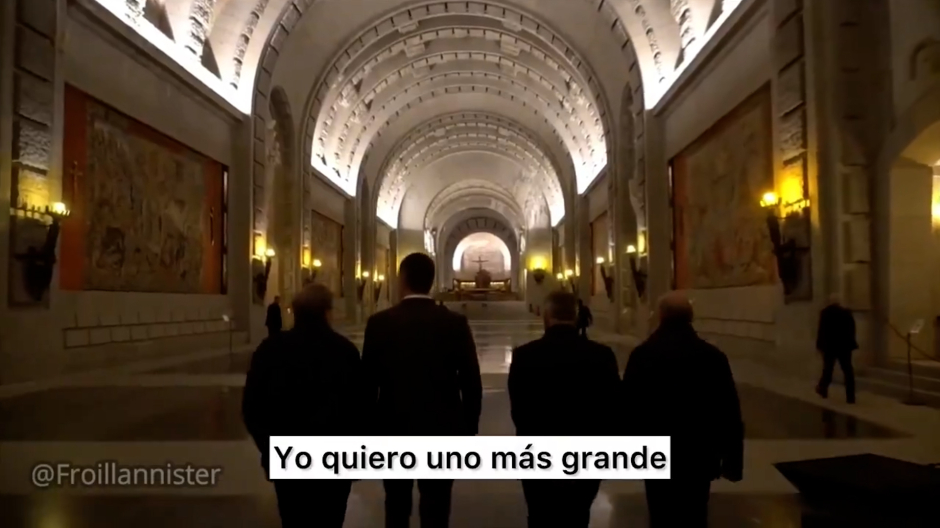 La parodia de Sánchez en el Valle de los Caídos que arrasa en las redes sociales