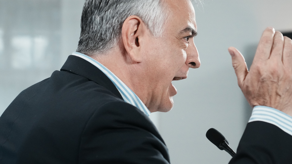 El presidente del PP vasco, Javier de Andrés
