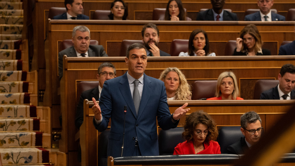 El presidente del Gobierno, Pedro Sánchez