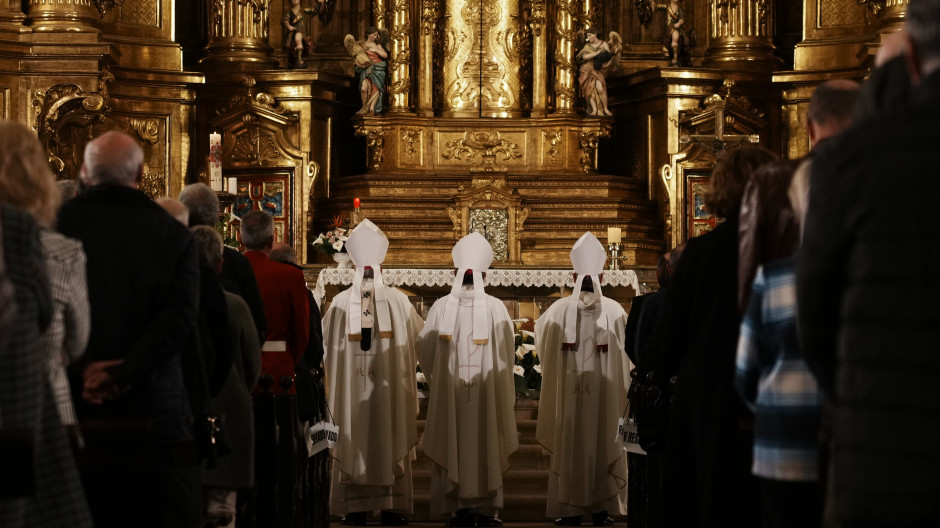 Funeral de Ardanza en  la Basílica de la Purísima Concepción de Elorrio (Bizkaia)