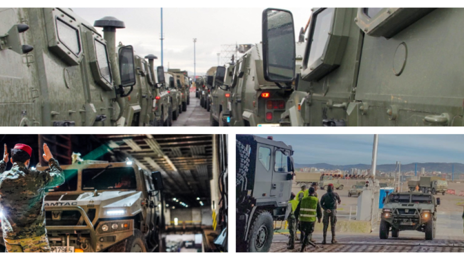 Unidades militares españolas inician su despliegue para participar en el ejercicio Saber Strike 2024