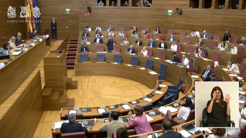 Las cortes valencianas debaten sobre la ley de Concordia de PP y Vox, en directo