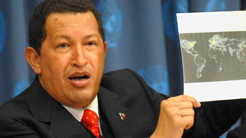 El fallecido presidente venezolano Hugo Chávez