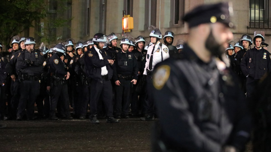 La policía ha desalojado el edificio ocupado en la universidad de Columbia