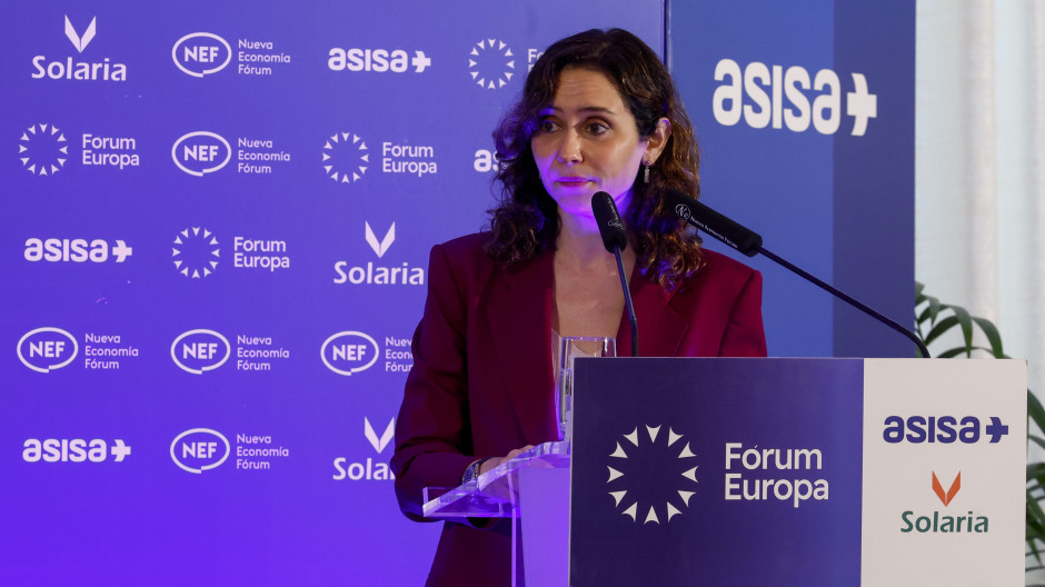 La presidenta de la Comunidad de Madrid, Isabel Díaz Ayuso