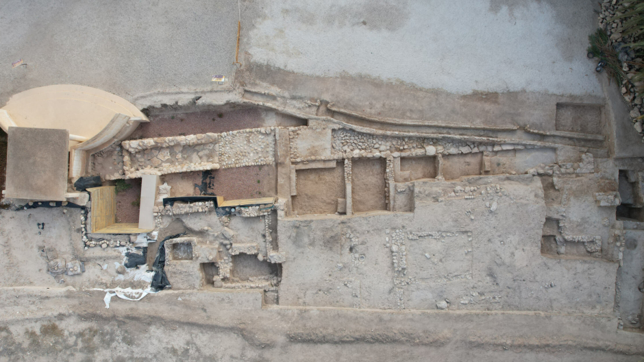 Vista de la excavación realizada en el La Alcudia en la campaña de 2024