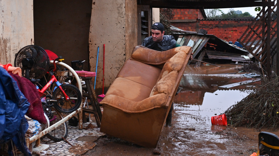 La situación empeora en el sur de Brasil por las lluvias