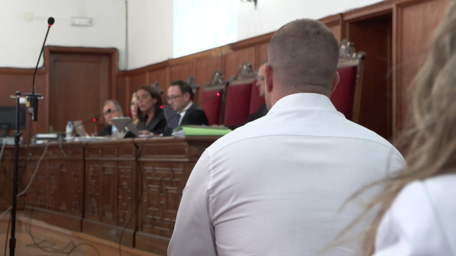 Eugenio Delgado, durante el juicio