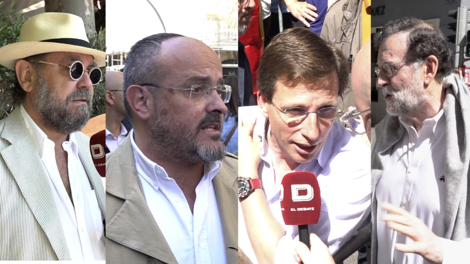 Ramón Pérez-Maura, Alejandro Fernández, Almeida,Mariano Rajoy