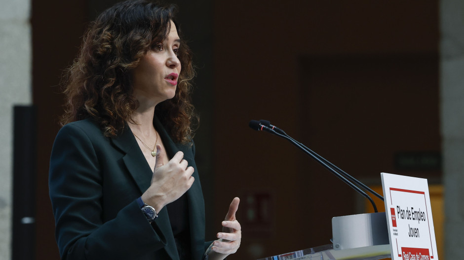 La presidenta de la Comunidad de Madrid, Isabel Díaz Ayuso