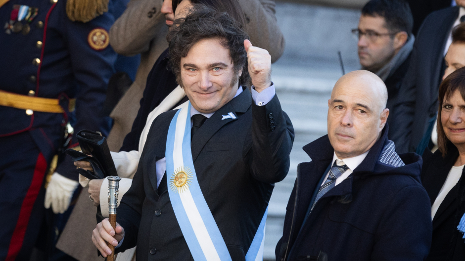 El presidente argentino, Javier Milei