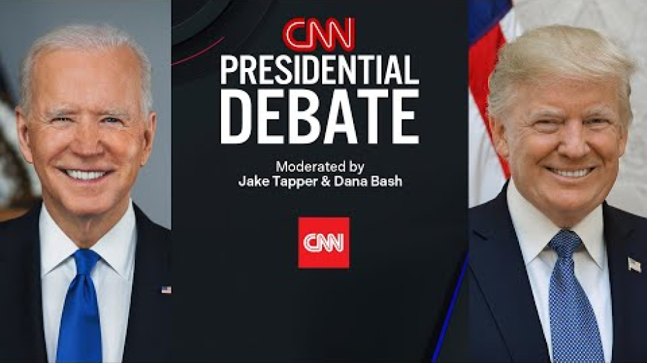 Debate presidencial entre Joe Biden y Donald Trump en CNN