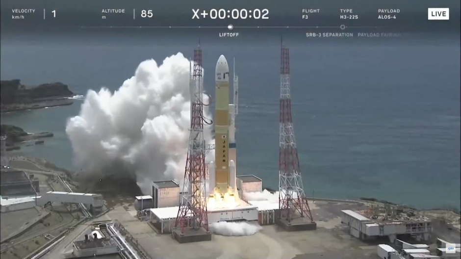 Lanzamiento del satélite japonés H3