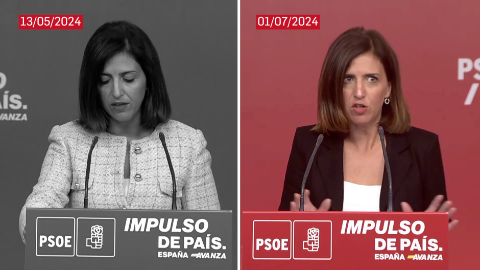 La portavoz del PSOE, Esther Peña