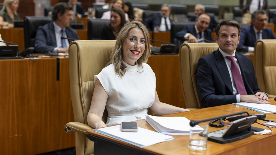 La presidenta de la Junta de Extremadura, María Guardiola