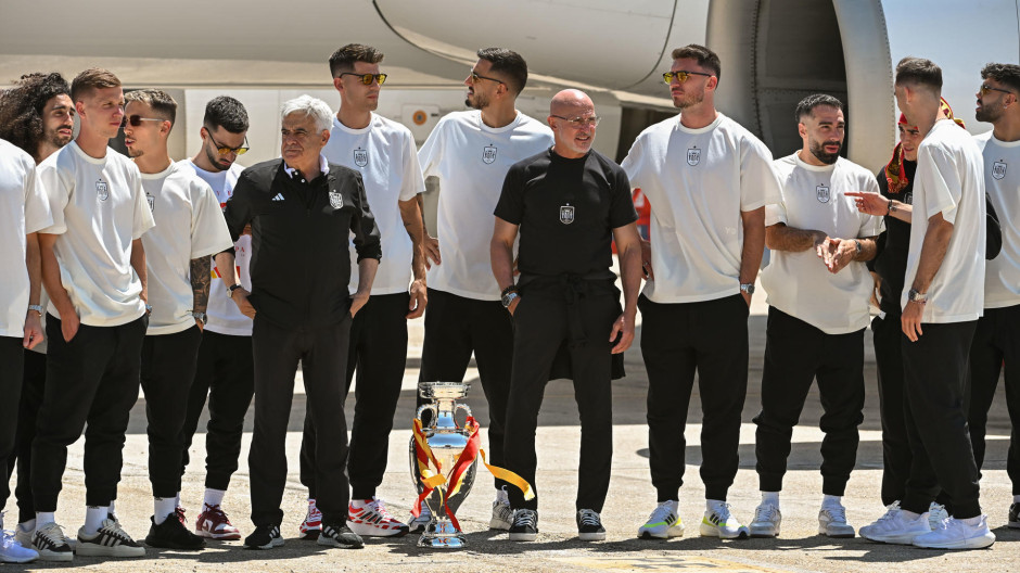 Llega la Selección a Barajas