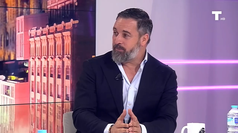 Abascal durante su entrevista en «El Gato al Agua»