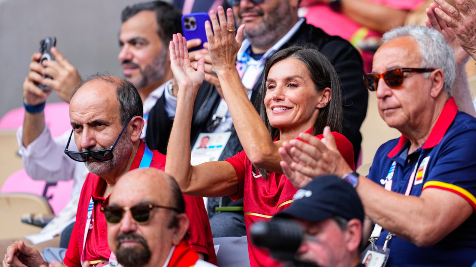 La Reina Letizia acude a París a animar a los atletas españoles en los Juegos Olímpicos