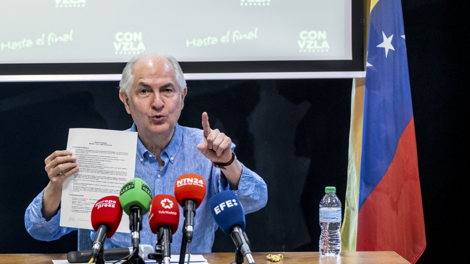 DIRECTO | Comparecencia de Ledezma y el Comando CON VZLA tras el fraude de Maduro