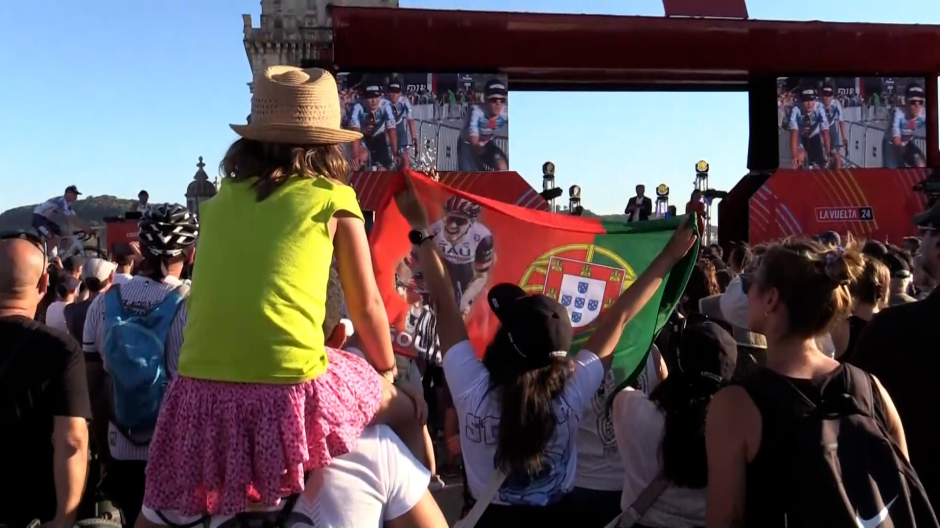 La Vuelta ciclista se presenta en Lisboa a pocas horas de dar comienzo