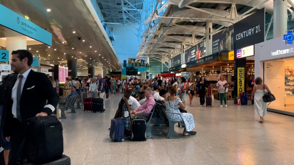 Imágenes del aeropuerto de Madeira en Portugal