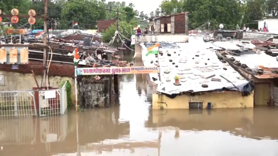 India, azotada por las fuertes lluvias