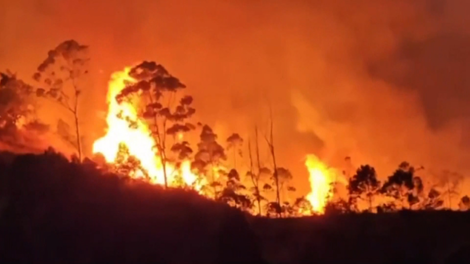 Las llamas se hacen con más de 3.000 hectáreas en Ecuador