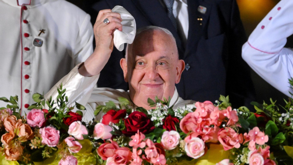 El Papa Francisco durante su gira por Asia y Oceanía