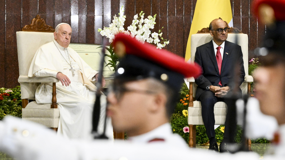 El Papa Francisco durante su gira por Asia y Oceanía