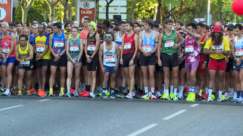 Madrid da inicio a la temporada de carreras populares llenando la Castellana de deportistas