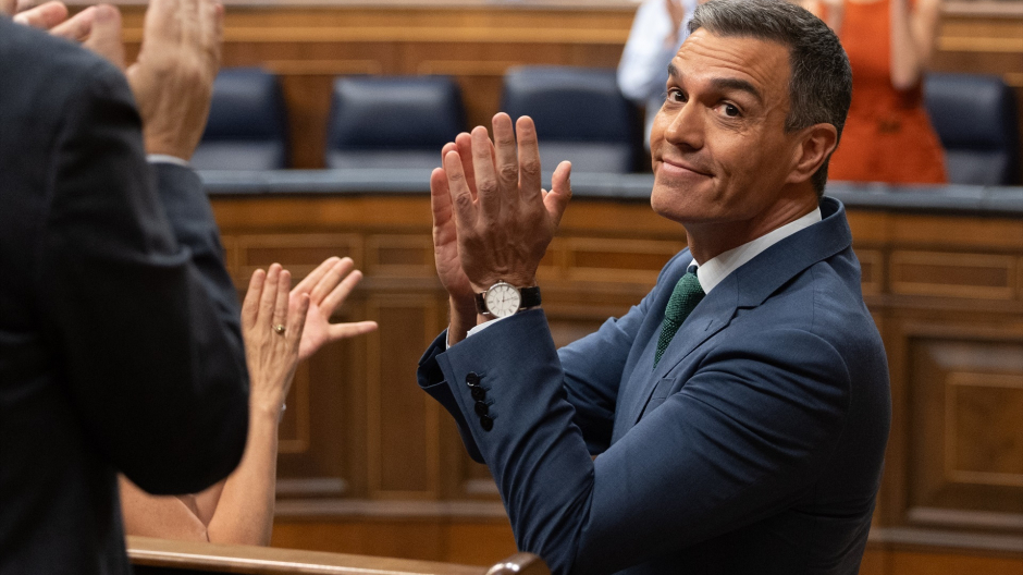 El presidente del Gobierno, Pedro Sánchez