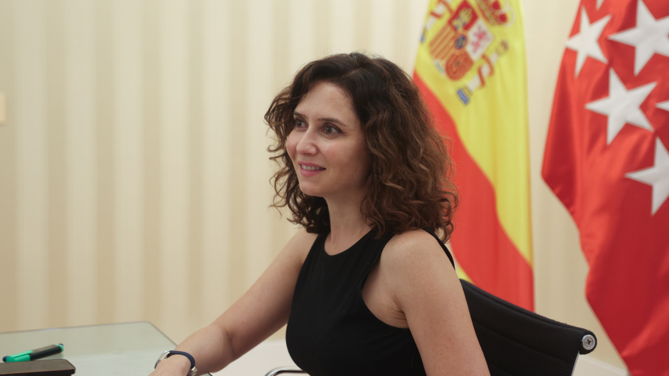 La presidenta de la Comunidad de Madrid, Isabel Díaz Ayuso