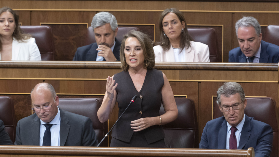 La secretaria general del PP, Cuca Gamarra