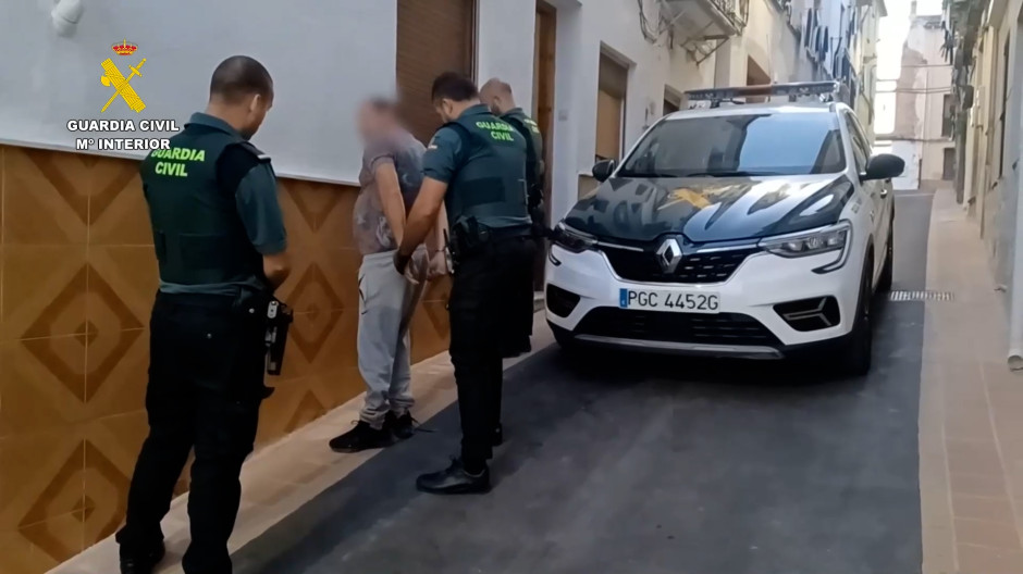 Traficante arrestado por la Guardia Civil