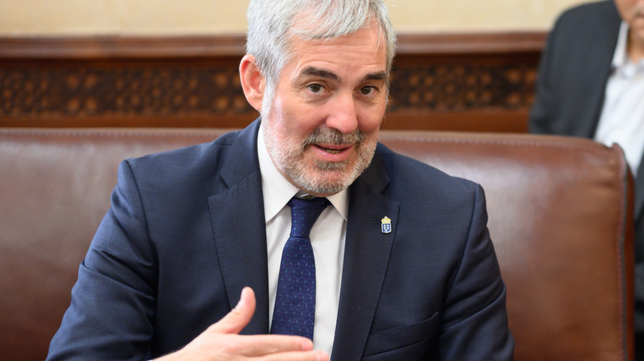 El presidente de Canarias, Fernando Clavijo