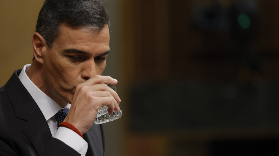 El presidente del Gobierno, Pedro Sánchez, en el Congreso de los Diputados