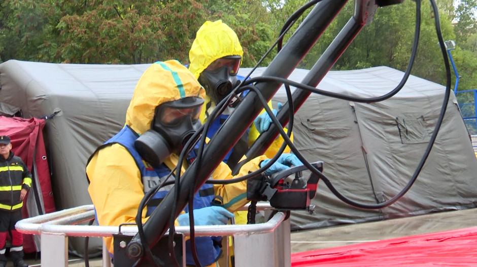 Simulacro en la central nuclear de Trillo