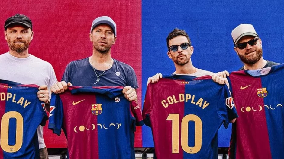 El Barcelona lucirá el logotipo de Coldplay en su camiseta en el Clásico del Bernabéu