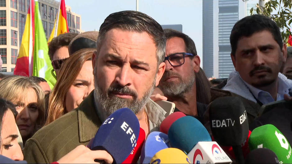 Abascal exige la dimisión del Gobierno»: «Se tiene que ir a casa y devolver la voz a los españoles»