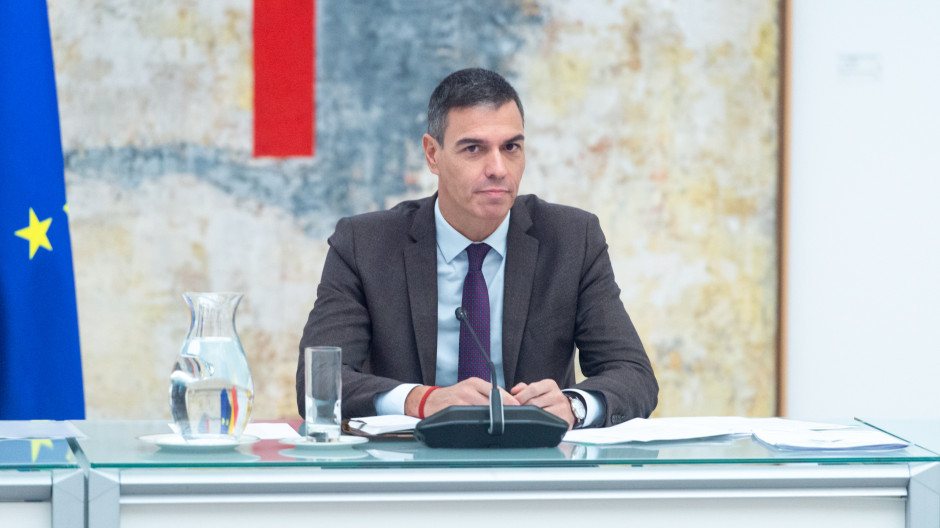 El presidente del Gobierno, Pedro Sánchez