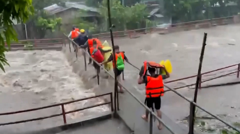 Fuertes lluvias en Filipinas