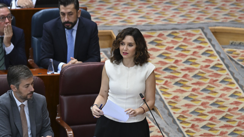 La presidenta de la Comunidad de Madrid, Isabel Díaz Ayuso