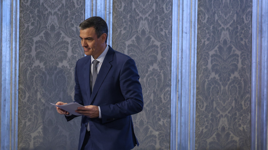 El presidente del Gobierno, Pedro Sánchez