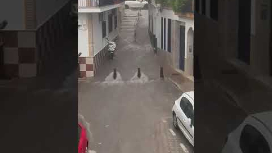 Inundación de algunas calles