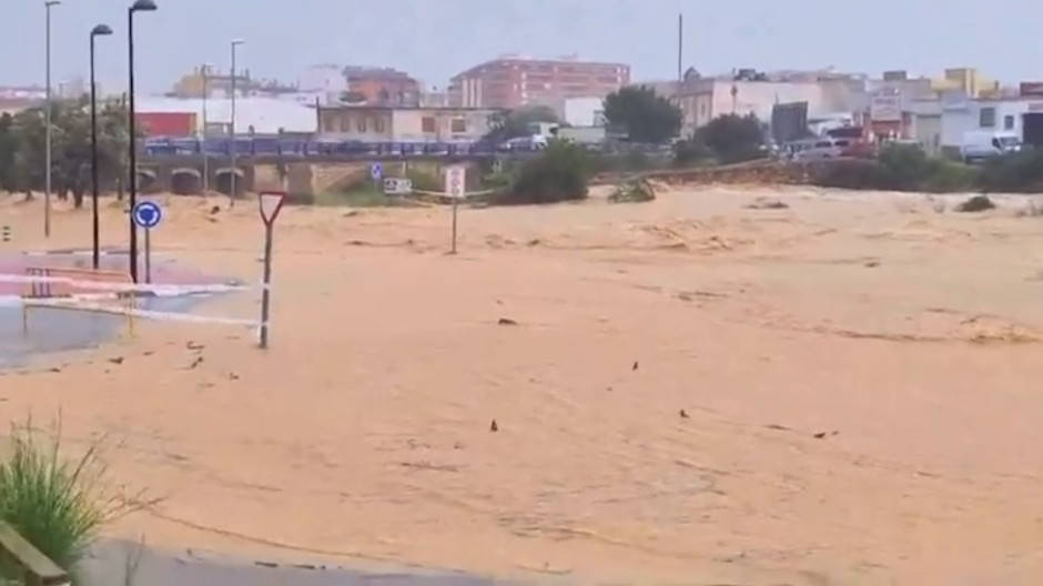 Así ha sido el desborde del río Cervol en norte de la provincia de Castellón