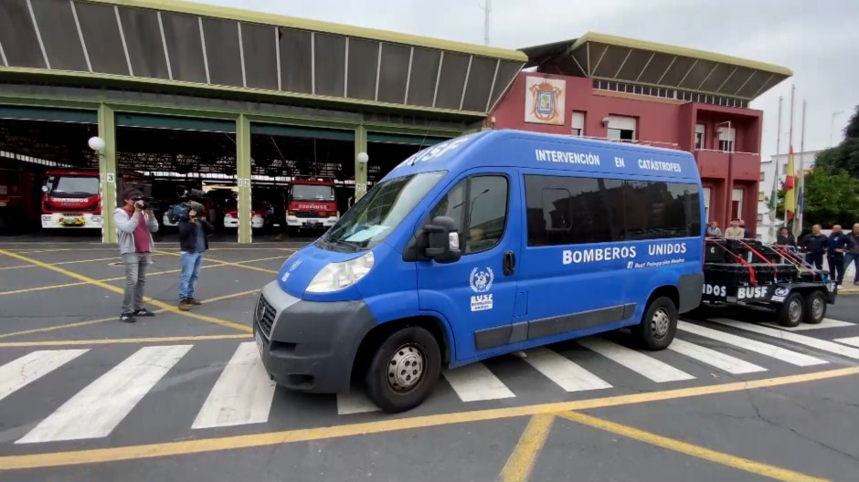 Bomberos Unidos sin Fronteras llega a Valencia