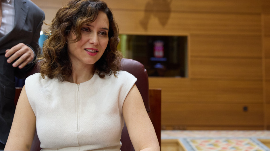 La presidenta de la Comunidad de Madrid, Isabel Díaz Ayuso